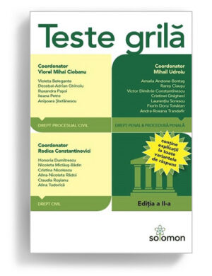 Teste grila, Viorel Mihai Ciobanu, Mihail Udroiu, Rodica Constantinovici - Editura Solomon
