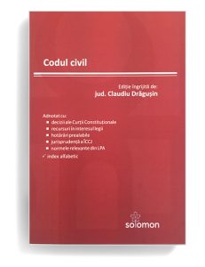 Cod Civil, Claudiu Dragusin - Editura Solomon