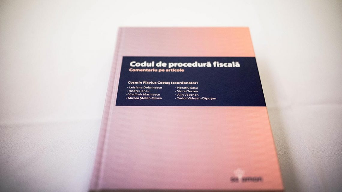 Lansare Codul de procedura fiscala, Cosmin Flavius Costas - Editura Solomon