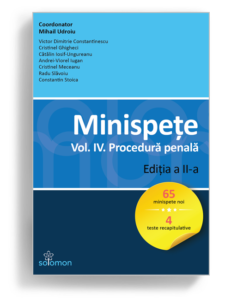 Minispete Vol IV Procedura penala Editia 2 - editura solomon