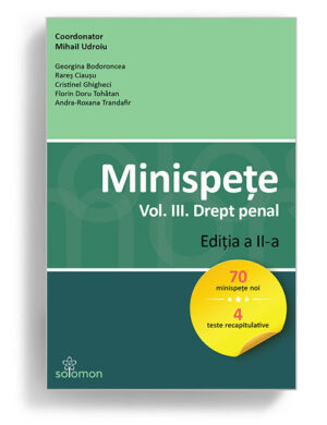 minispete vol 3 drept penal editia 2 - editura slomon