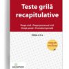 Teste grila recapitulative Drept civil - Drept procesual civil - Drept penal - Procedură penală Ediția a II-a - editura solomon