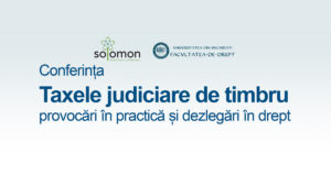 featured conferinta taxele judiciare de timbru - editura solomon