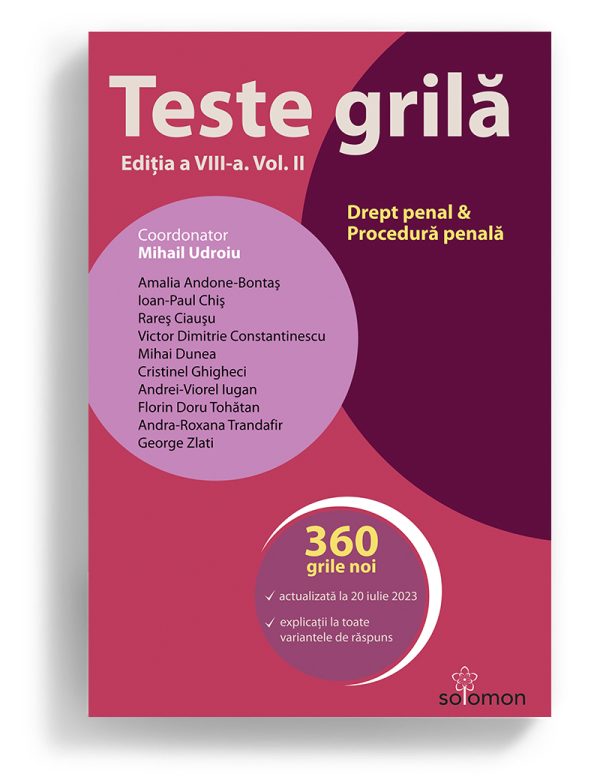 teste grila editura solomon