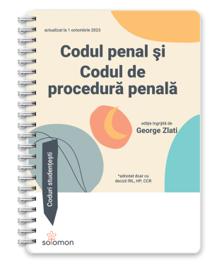 Codul penal si codul de procedura penala editura solomon