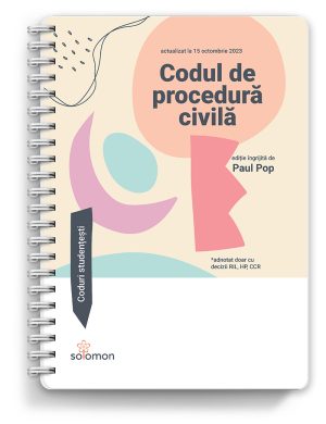 codul civila 20 octombrie 2023 cristian paziuc - editura solomon