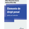 Elemente de drept penal Stanciu, Nita editura solomon