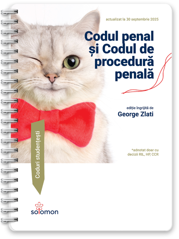 coperta buna codul de procedura penala editura solomon