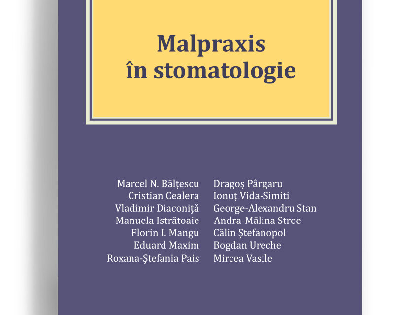 coperta malpraxis in stomatologie editura solomon