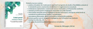 Prezenta lucrare conține analiza articolelor din Codul penal editura solomon