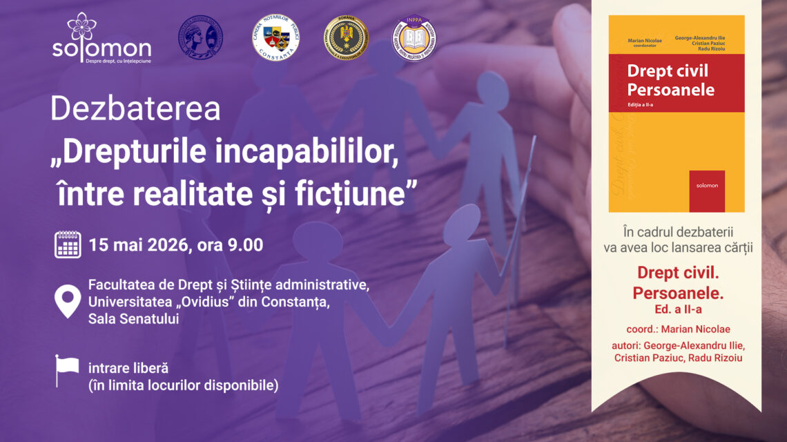 banner lansare drept civil CT editura solomon