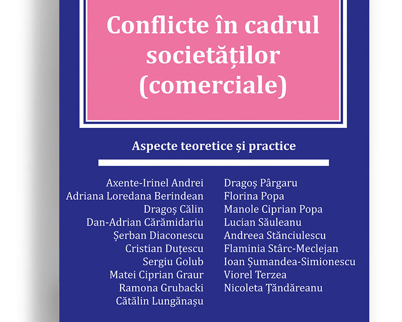 Conflicte în cadrul societăților editura solomon
