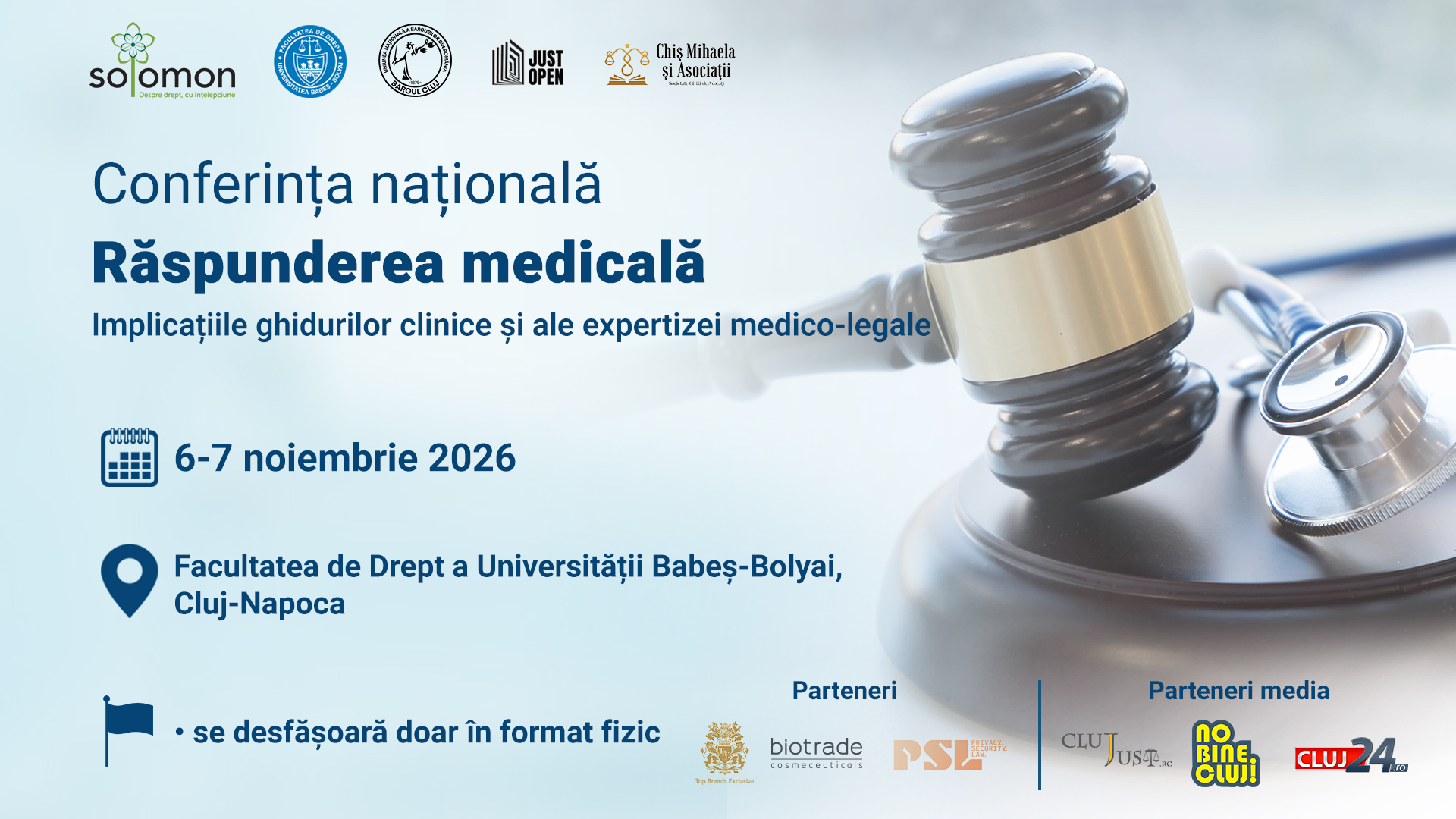 banner conf raspunderea medicala