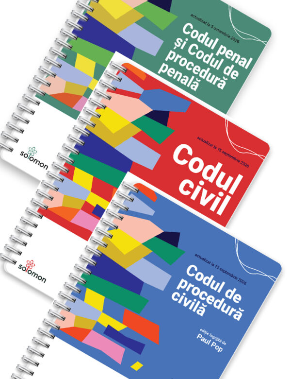 Pachet complet Coduri 2026 (Codul civil, Codul de procedură civilă, Codul penal & Codul de procedură penală) editura solomon